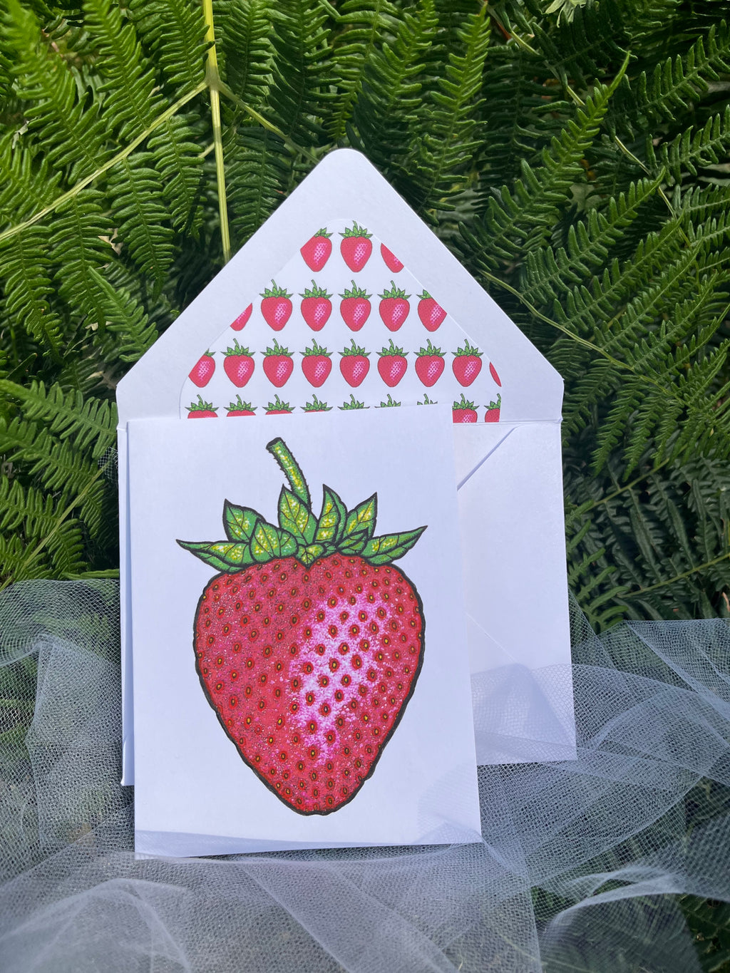 Strawberry Greeting Cards 4