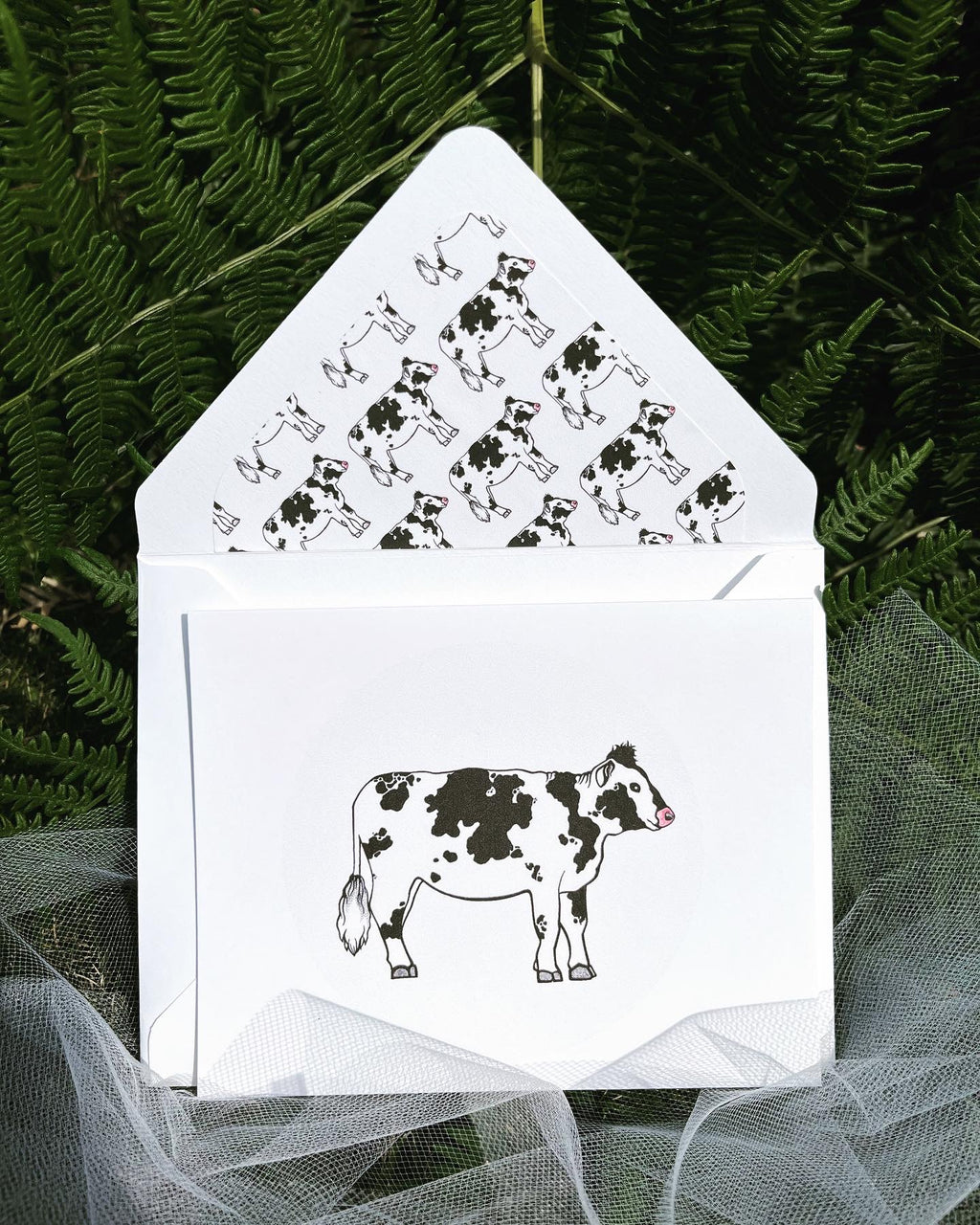 Holstein Cow Greeting Cards (4)