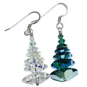 Crystal Passions, Swarovski and Czech Crystal Tree Earrings